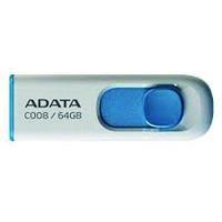 MEMORIA ADATA 64GB USB 2.0 C008 RETRACTIL BLANCO-AZUL MEMORIA ADATA 64GB USB 2.0 C008 RETRACTIL BLANCO-AZUL